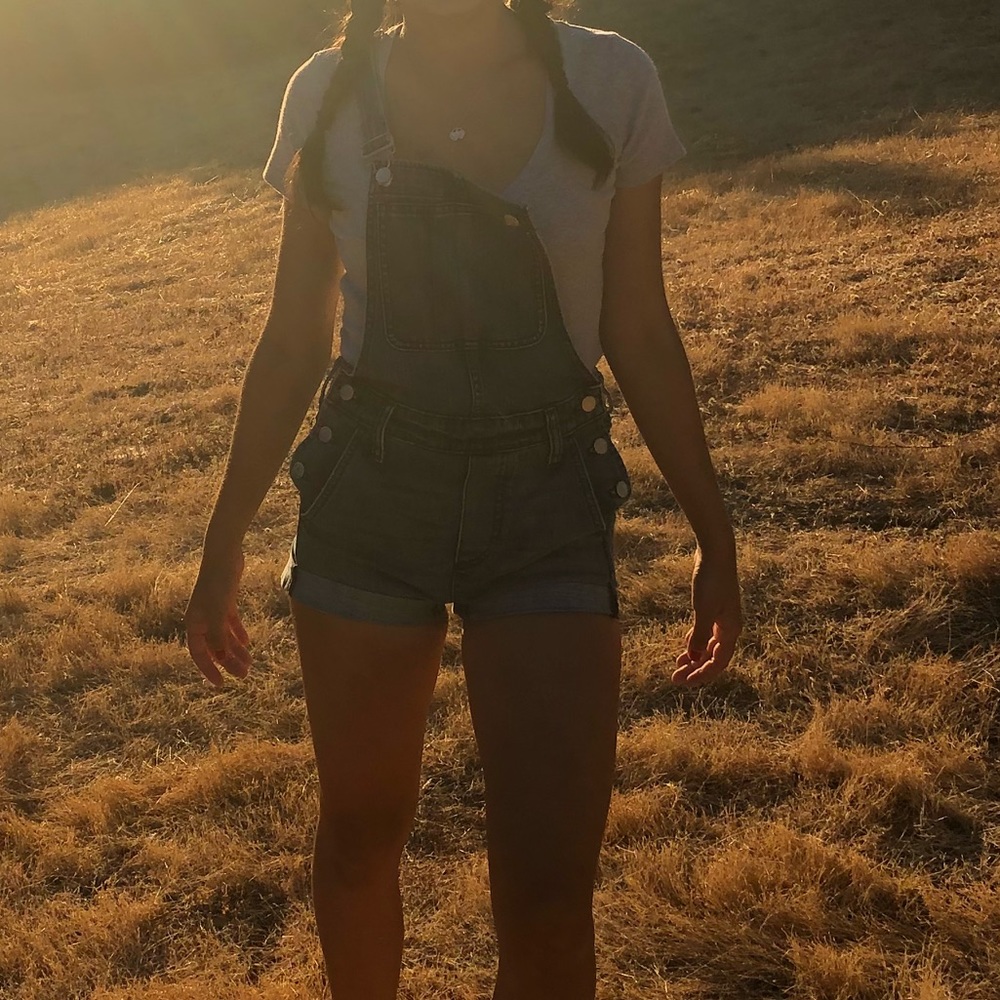 madewell short overalls